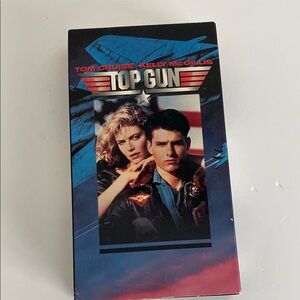 1986 Top Gun movie VHS tape Tom Cruise Paramount Tested very good condition
